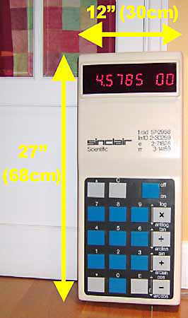 Giant scientific calculator