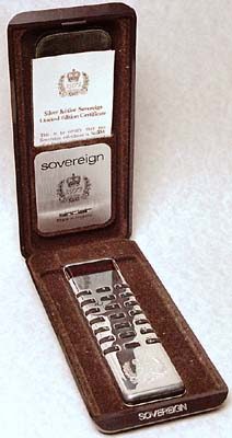 Silver Jubilee Sovereign in case