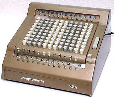 Sumlock 993s Comptometer