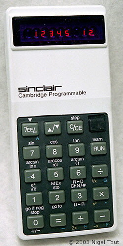 Sinclair Cambridge Programmable.
