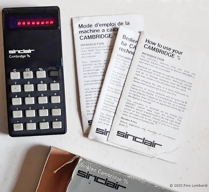 Sinclair Cambridge % Sinclair Cambridge %